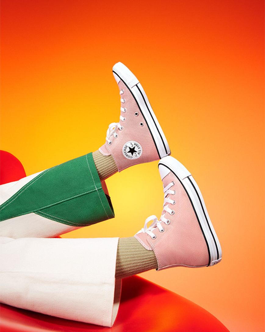 Men's Converse Chuck Taylor All Star Seasonal Color High Top Shoes Pink | AU E8591K